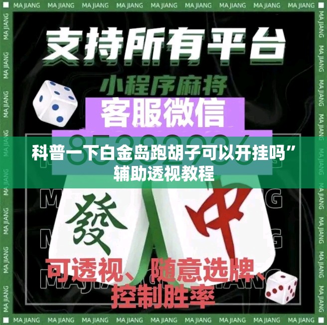 科普一下白金岛跑胡子可以开挂吗”辅助透视教程