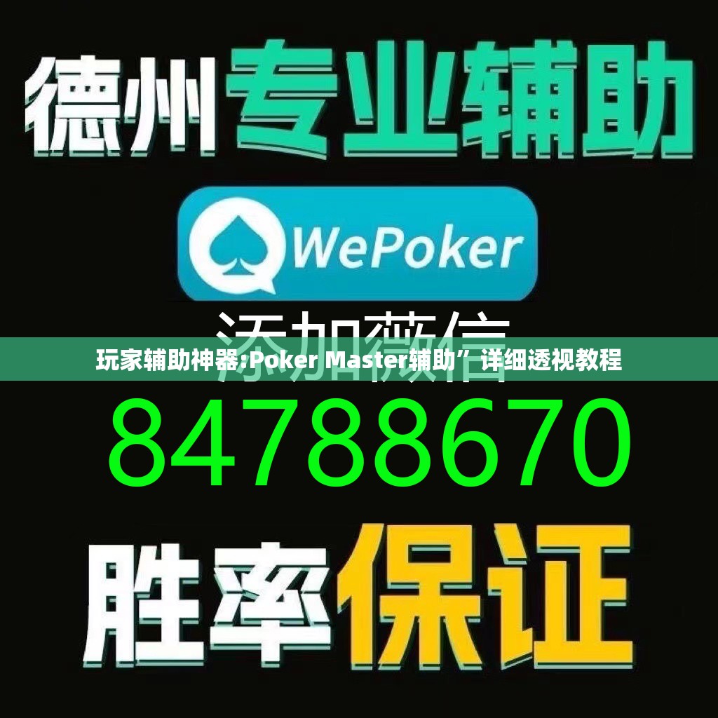 玩家辅助神器:Poker Master辅助”详细透视教程