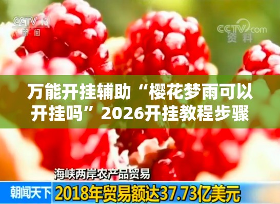 万能开挂辅助“樱花梦雨可以开挂吗”2026开挂教程步骤