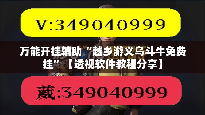 万能开挂辅助“越乡游义乌斗牛免费挂	”【透视软件教程分享】