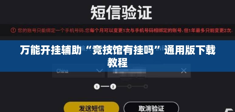 万能开挂辅助“竞技馆有挂吗”通用版下载教程
