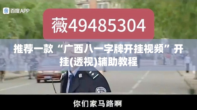 推荐一款“广西八一字牌开挂视频”开挂(透视)辅助教程