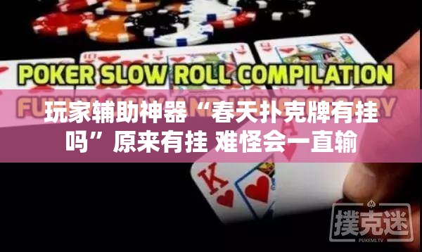 玩家辅助神器“春天扑克牌有挂吗”原来有挂 难怪会一直输