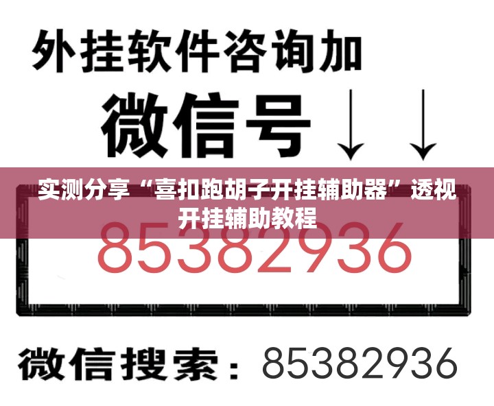 实测分享“喜扣跑胡子开挂辅助器”透视开挂辅助教程