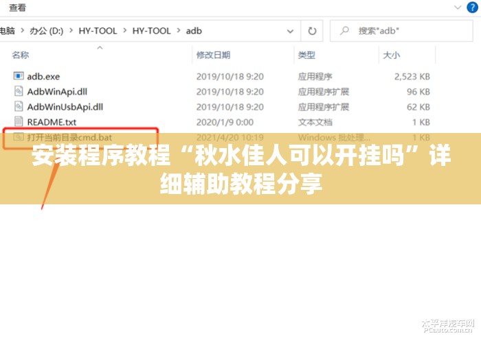 安装程序教程“秋水佳人可以开挂吗	”详细辅助教程分享