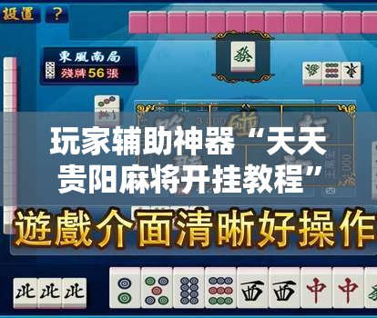 玩家辅助神器“天天贵阳麻将开挂教程”详细辅助软件教程