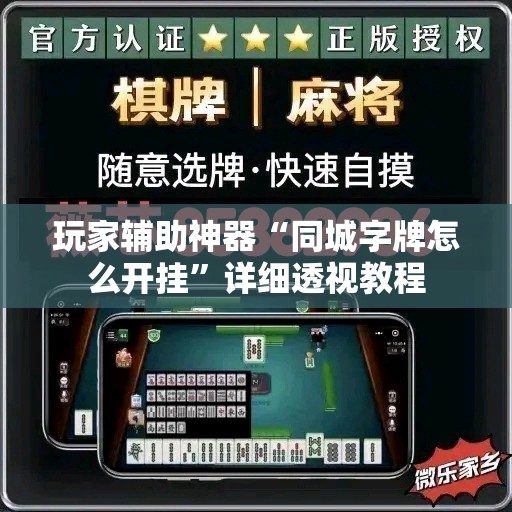 玩家辅助神器“同城字牌怎么开挂	”详细透视教程