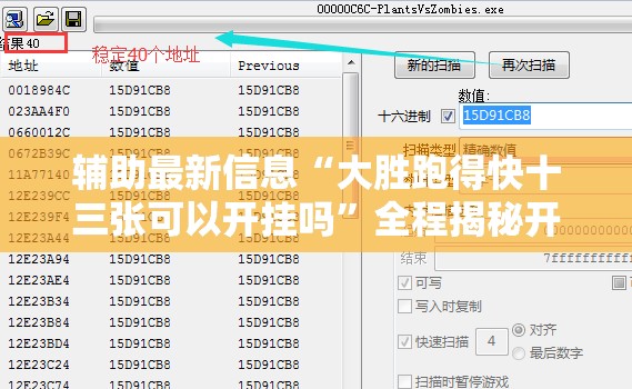 辅助最新信息“大胜跑得快十三张可以开挂吗	”全程揭秘开挂教程