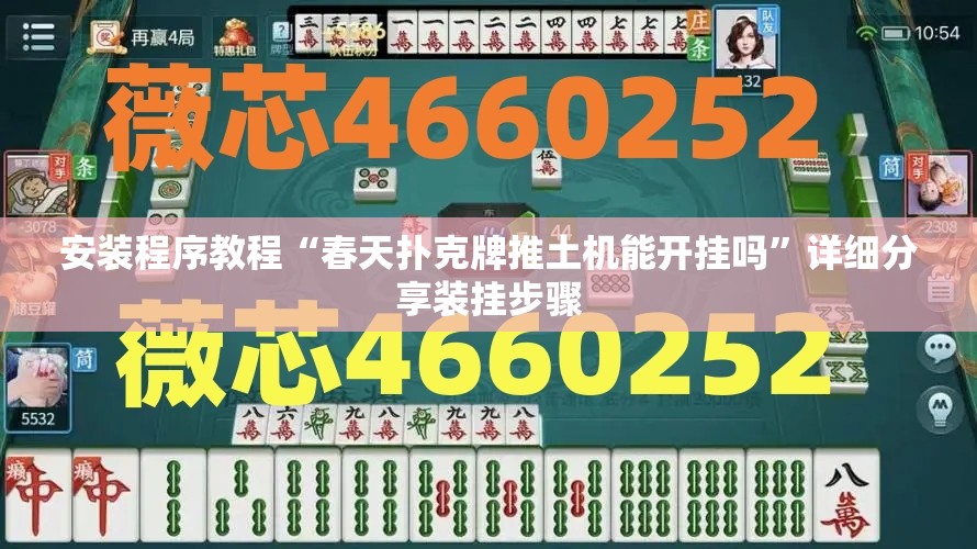 安装程序教程“春天扑克牌推土机能开挂吗”详细分享装挂步骤