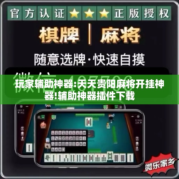 玩家辅助神器:天天贵阳麻将开挂神器!辅助神器插件下载