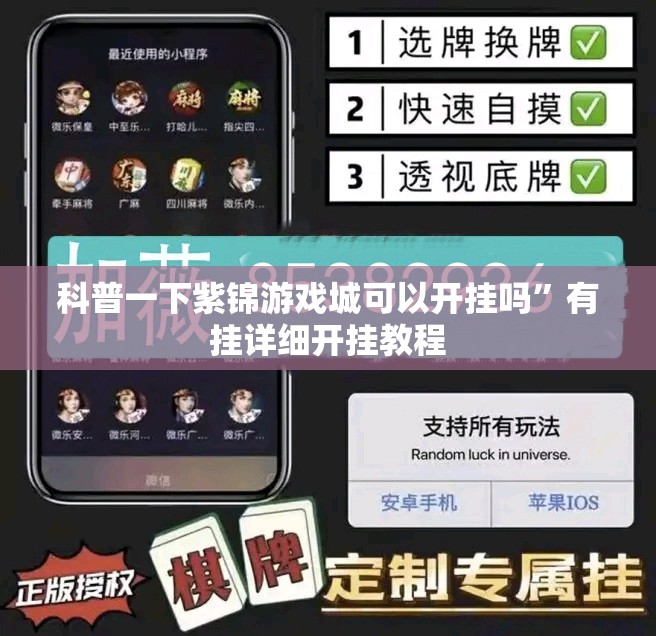 科普一下紫锦游戏城可以开挂吗”有挂详细开挂教程