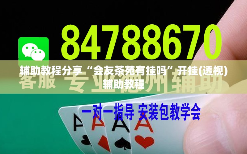 辅助教程分享“会友茶苑有挂吗”开挂(透视)辅助教程