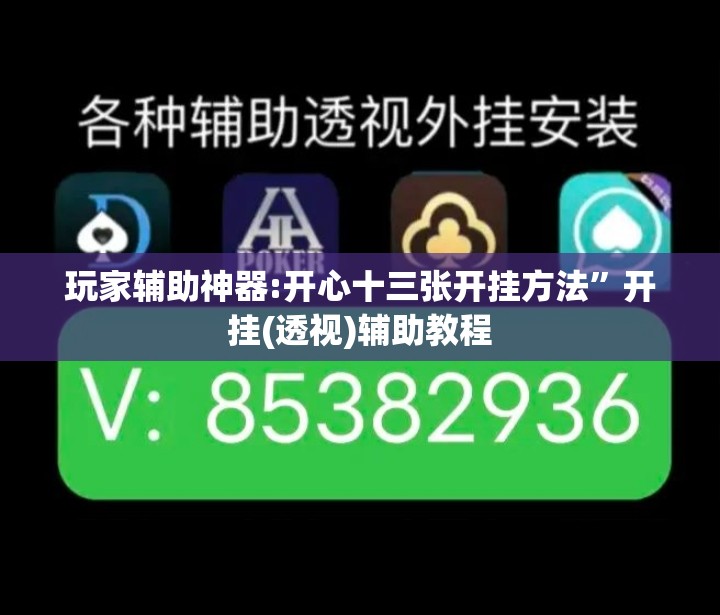 玩家辅助神器:开心十三张开挂方法	”开挂(透视)辅助教程
