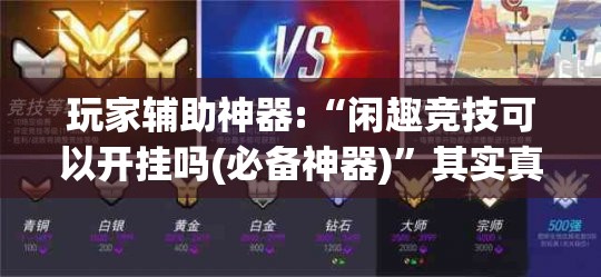 玩家辅助神器:“闲趣竞技可以开挂吗(必备神器)”其实真的确实有挂