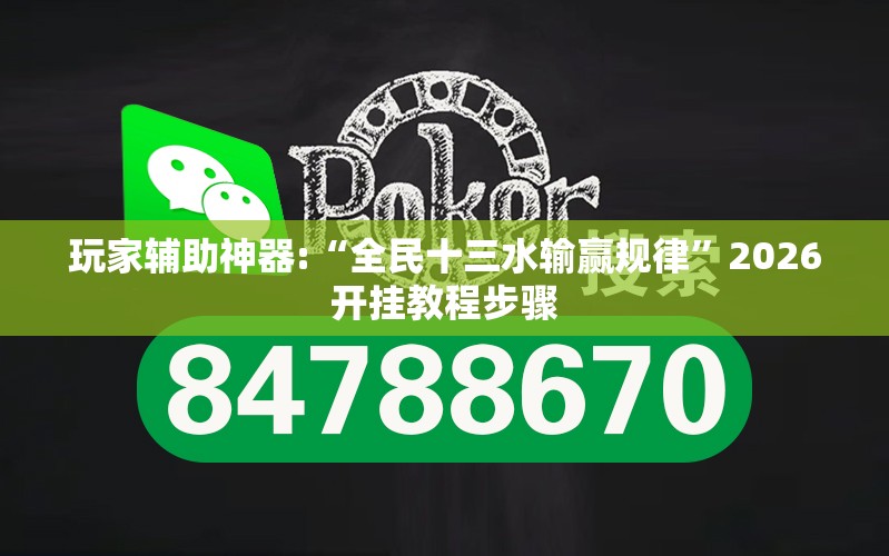玩家辅助神器:“全民十三水输赢规律	”2026开挂教程步骤